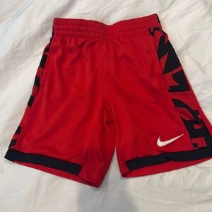 Boys Nike Small Red Dri-Fit Shorts